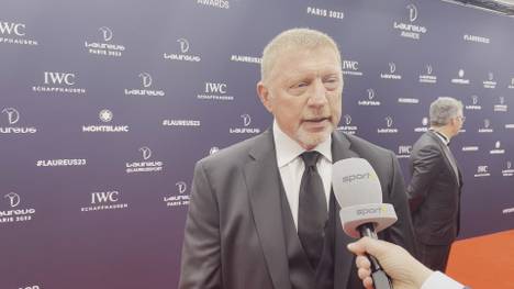 Auf dem Laureus World Sports Awards 2023 spricht der ehemalige Tennisprofi Boris Becker über die Anfänge des Awards vor Jahren und die wackelige Saison der Bayern in der Bundesliga.