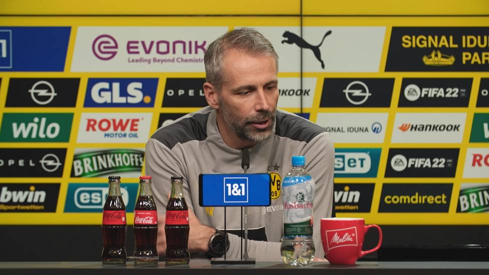 Erling Haaland hat in den letzten beiden Bundesliga-Partien gegen Frankfurt und die Hertha nicht getroffen, Trainer Marco Rose vertraut aber auf die Fähigkeiten seines Spielers.