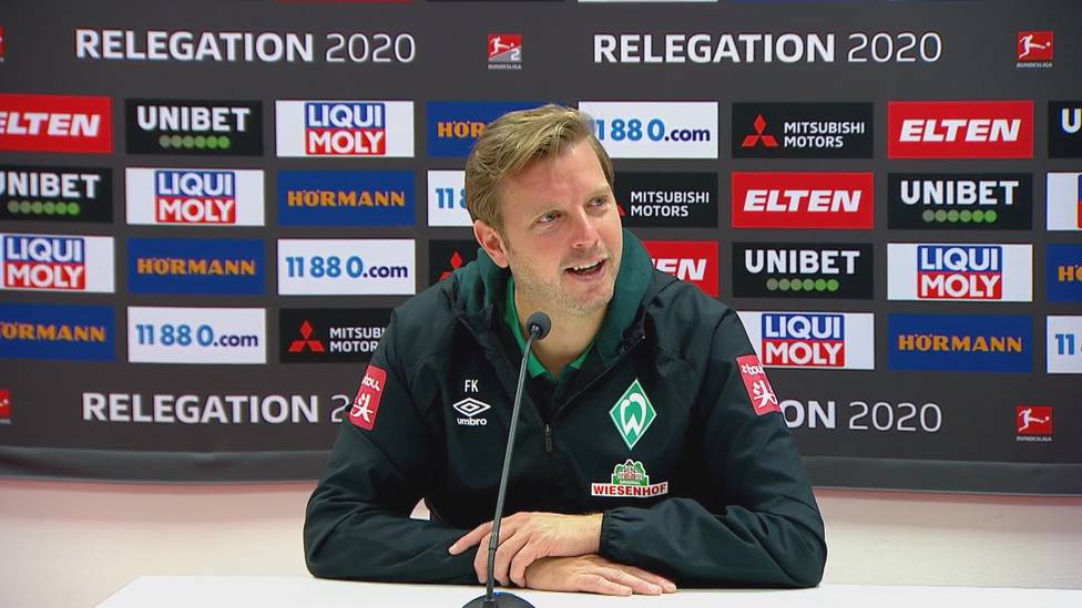 Werder Bremen hat in der Relegation den Klassenerhalt eingefahren. Der scheidende Stürmer Claudio Pizarro bekam allerdings keinen Einsatz mehr. Sein Trainer huldigt ihm zum Abschied.