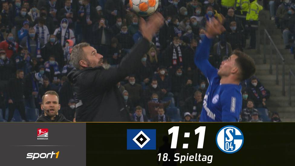 Das Topspiel der beiden Aufstiegsfavoriten endet 1:1. Churlinov vergibt auf Seiten der Schalker die größte Chance des Spiels.