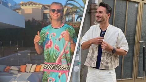 Mats Hummels hat auf Erling Haalands extravaganten Modestil reagiert und auf Instagram ein ähnlich ausgefallenes Outfit gepostet. Es kommt zum Swag-Duell der beiden BVB-Stars.