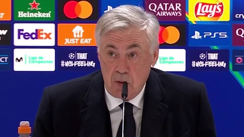 Nach dem 5:1-Sieg gegen den FC Red Bull Salzburg mit Toren von Kylian Mbappé, Vinícius Jr. und Rodrygo schwärmt Real-Coach Carlo Ancelotti von der Offensive der Königlichen.