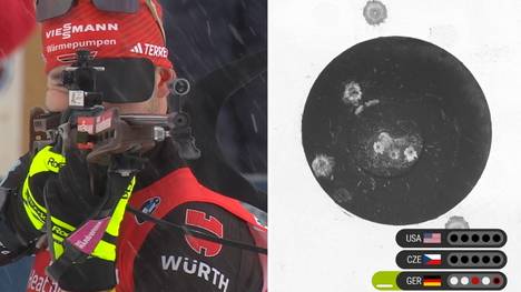 Die deutsche Biathlon-Staffel der Männer verpasst in Hochfilzen das Podest. An der Spitze liefern sich Norwegen und Frankreich lange ein enges Rennen.