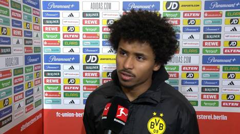 Dortmund-Angreifer Karim Adeyemi spricht im Interview über sein Tor zum 1:0 gegen Union Berlin. Trotz Tor zeigt er sich selbstkritisch.