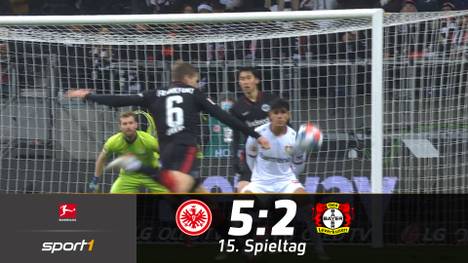 Leverkusen verliert trotz früher 2:0-Führung bei unerbittlich kämpfenden Frankfurtern mit 2:5 und verpasst damit den vierten Sieg in Serie. 