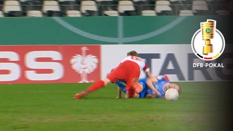 Holstein Kiel feiert gegen Essen den Einzug ins Halbfinale des DFB-Pokals. Um die entscheidende Szene gibt es allerdings mächtig Wirbel.