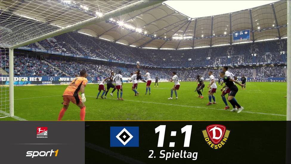 Im ersten Heimspiel unter Trainer Tim Walter kommt der Hamburger SV gegen Dynamo Dresden nicht über ein Unentschieden hinaus.