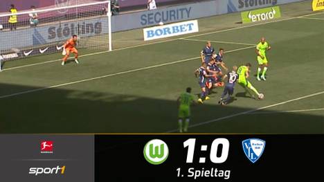 Wout Weghorst wird mit seinem Treffer zum Matchwinner für den VfL Wolfsburg. Zu Beginn des Spiels hatte er noch einen Elfmeter verschossen.