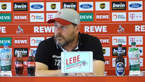 Vor dem Spiel gegen Arminia Bielefeld unterstreicht Steffen Baumgart nochmals seine Ambitionen nächste Saison mit dem 1. FC Köln im Europa-Pokal vertreten zu sein.