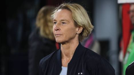 Bundestrainerin Martina Voss-Tecklenburg steht kurz vor einer Verlängerung ihres nach der WM im Sommer auslaufenden Vertrages. 