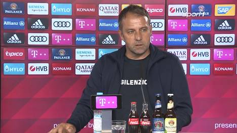 Bayern-Trainer Hansi Flick äußert sich auf der Pressekonferenz über das Spiel gegen Düsseldorf. Er spricht auch über Mario Götze und hat einen Wunsch für ihn.