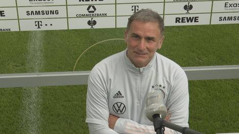 Stefan Kuntz spricht über die anstehende Finalrunde der U21-EM und gibt zudem eine Einschätzung über Hansi Flick als neuen Bundestrainer ab.