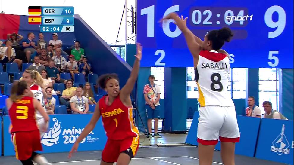 Satou Sabally gilt als weiblicher Dirk Nowitzki. im Draft wurde sie an 2. Position gezogen. Bereits 2019 bei den European Games in Minsk zeigte sie beim 3-gegen-3-Turnier ihre Klasse, scheitere nur ganz knapp im Halbfinale.