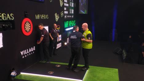 Duell zweier Darts-Legenden beim Grand Slam of Darts: Am 2. Spieltag in Gruppe G treffen Michael van Gerwen und Gary Anderson aufeinander - und liefern sich ein packendes Duell bis zum Schluss.