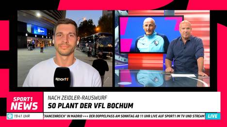 Der VfL Bochum hat seinen Trainer Peter Zeidler entlassen. Interimsweise übernehmen jetzt die bisherigen Co-Trainer Markus Feldhoff und Murat Ural.