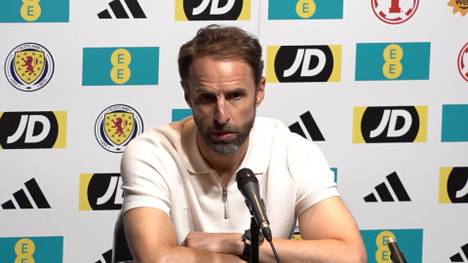 England-Trainer Gareth Southgate wird auf der Pressekonferenz nach dem Sieg gegen Schottland deutlich, was die Personalie Harry Maguire angeht - und geht dessen Kritiker an.