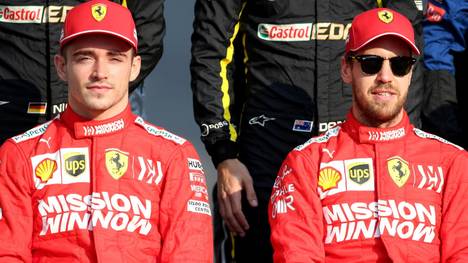 Noch verhandelt Sebastian Vettel mit Ferrari über seinen Verbleib. Teamkollege Leclerc würde ihn gerne weiter an seiner Seite wissen.