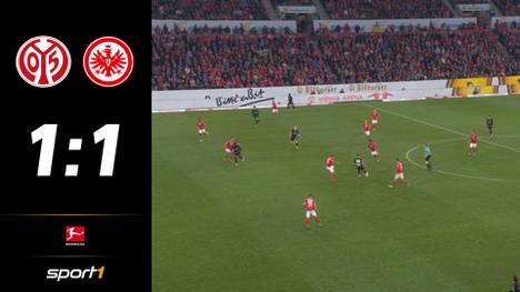 Eintracht Frankfurt und Mainz 05 trennen sich am Sonntagnachmittag unentschieden. Trotz Geniestreich kann Frankfurt nicht gewinnen.
