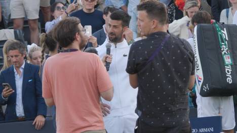 Nur wenige Tage vor der ersten Runde von Wimbledon verrät Novak Djokovic, dass er jetzt schmerzfrei spielt.
