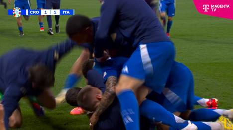 Bei der UEFA EURO 2024 bangt Italien gegen Kroatien bis zur letzten Aktion um das Achtelfinale, bis Mattia Zaccagni zum Helden avanciert.