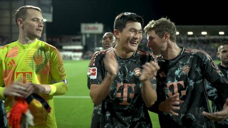 Nach dem klaren 6:1-Erfolg des FC Bayern gegen Holstein Kiel hat Thomas Müller Gesprächsbedarf: Die Vereinslegende richtet sich unter anderem an Minjae Kim - und findet positive Worte.