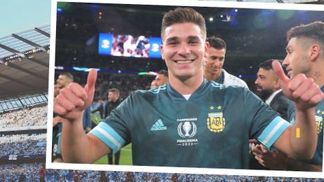 Der argentinische Stürmer-Star Julián Álvarez kommt im Juli zu Manchester City. Die Stats des 22-Jährigen zeigen, warum er in Kombination mit Erling Haaland Fußballfans zum Staunen bringen kann.