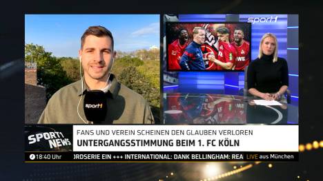 Der 1. FC Köln steht nach der Niederlage gegen Bundesliga-Schlusslicht Darmstadt 98 mit dem Rücken zur Wand. Für Köln-Boss Christian Keller könnte es bei einem Abstieg eng werden.