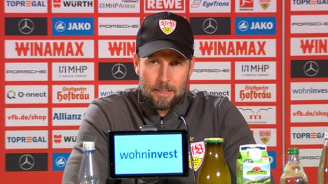 Nach dem verdienten 2:1-Sieg gegen den BVB schwärmt Sebastian Hoeneß von seiner Mannschaft.