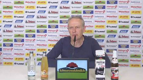 Freiburg-Trainer Christian Streich äußert sich auf der Pressekonferenz vor dem Heimspiel gegen Leipzig zu seinen Wünschen. Ein volles Stadion steht dabei ganz oben.