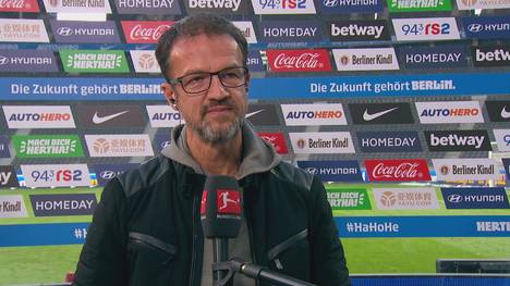 Hertha BSC gewinnt nach fünf Niederlagen in Folge wieder ein Bundesliga-Spiel. Fredi Bobic ist erleichtert, warnt aber auch vor Übermut.