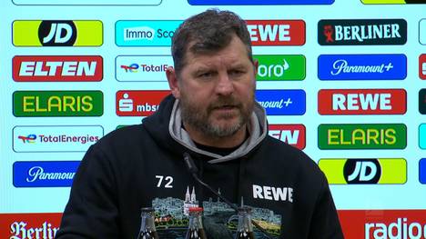 Köln-Trainer Steffen Baumgart spricht über die anhaltende Krise seiner Mannschaft und reagiert auf eine mögliche Entlassung von ihm.