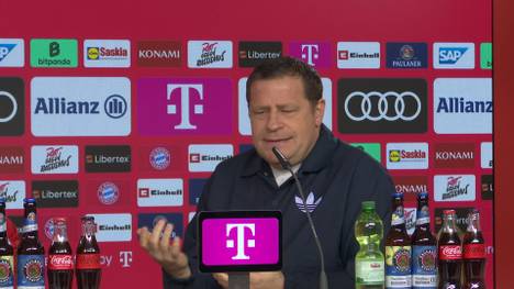 Max Eberl und Vincent Kompany sprechen auf der Pressekonferenz über ihre Innenverteidiger. Vor allem Eberl lobt die Einstellung von Upamecano, Kim und Co.