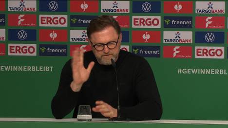Der VfL Wolfsburg ist aus dem DFB-Pokal ausgeschieden. Ausschlaggebend war eine strittige Szene, die Ralph Hasenhüttl sauer aufstößt.
