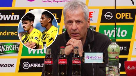 Gegen Gladbach stechen beim BVB die 17-jährigen Jude Bellingham und Giovanni Reyna heraus. Lucien Favre erklärt, warum die Youngster aktuell die Nase vorn haben.