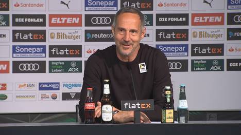 Nach dem Sieg gegen RB Leipzig, muss sich Gladbach-Coach trotzdem der Frage stellen, weshalb die Fohlen in der Saison so viele Gegentore kassiert haben. 