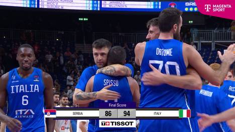 Italien wirft bei der Basketball-EM den Top-Favoriten aus Serbien raus - und das trotz 32 Punkten von NBA-MVP Nikola Jokic.
