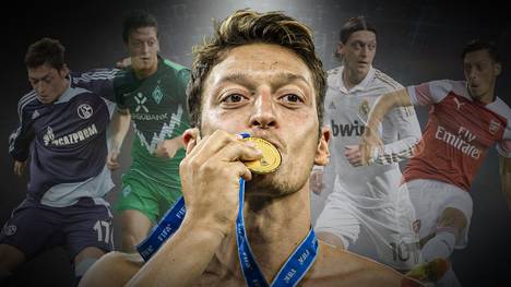 Mesut Özil gehört zu den besten Mittelfeldspielern der Deutschen Fußballgeschichte. Nun hat der 34-Jährige eine Karriere beendet, die ihresgleichen sucht.