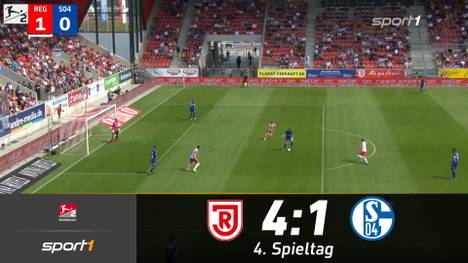 Der SSV Jahn Regensburg bleibt auch nach dem vierten Spieltag Tabellenführer, ohne Punktverlust. Schalke ging mit einem desolaten Auftritt beim Jahn unter.
