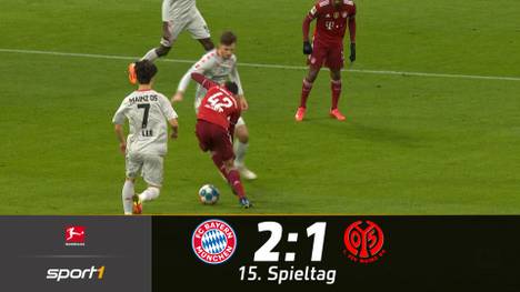 Der FC Bayern München schlägt am 15. Spieltag der Bundesliga FSV mit 2:1. Der deutsche Rekordmeister tat sich gegen mutige und kompakte Mainzer dabei aber deutlich schwerer als gedacht.