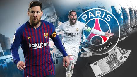 Die Rivalen Lionel Messi und Sergio Ramos in einem Team? Der Spanier behauptet angeblich, PSG plane mit ihm und einem weiteren Mega-Star aus Spanien. 