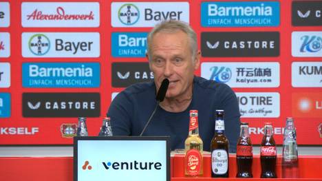 Der SC Freiburg verliert auswärts bei Bayer Leverkusen mit 1:2. Trainer Christian Streich sieht die Werkself im Moment unter den besten Mannschaften in Europa und spricht von einer verdienten Niederlage.