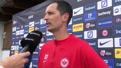 Eintracht Frankfurts neuer Trainer Dino Toppmöller spricht im Interview über Rafael Borré, Djibril Sow, Makoto Hasebe und das Trainingslager.