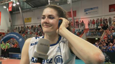 Marie Schölzel und der Allianz MTV Stuttgart gewinnen erneut die Deutsche Meisterschaft. So erlebte die Nationalspielerin das Finale.