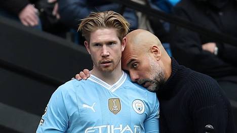 Bleibt er oder geht er? Nach einigen Spekulationen um Kevin De Bruynes Zukunft unterstreicht ManCity-Trainer Pep Guardiolas nun den Verbleib seines Superstars.