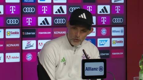 Thomas Tuchel findet vor dem Supercup lobende Worte für Mathys Tel. Gleichzeitig erklärt der Bayern-Coach, wo sich der Sturm-Youngster noch verbessern muss.