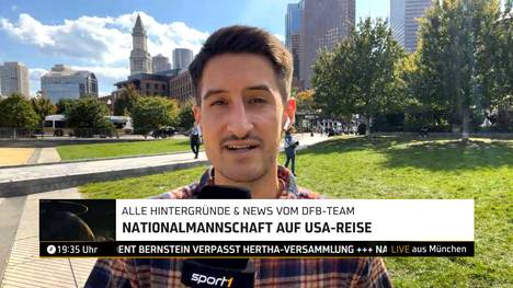 SPORT1 Chefreporter Kerry Hau berichtet aus den USA über die Nationalmannschaft unter dem neuen Bundestrainer Julian Nagelsmann.