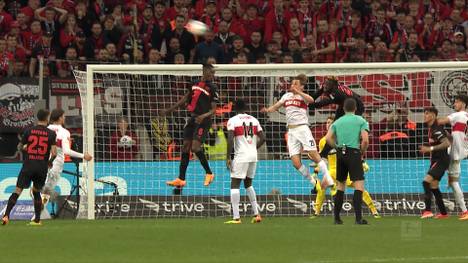 Bayer Leverkusen trifft mal wieder in letzter Sekunde zum 2:2 gegen den VfB Stuttgart. Doch die Schwaben hadern mit mehreren strittigen Szenen und Schiedsrichter Felix Zwayer.