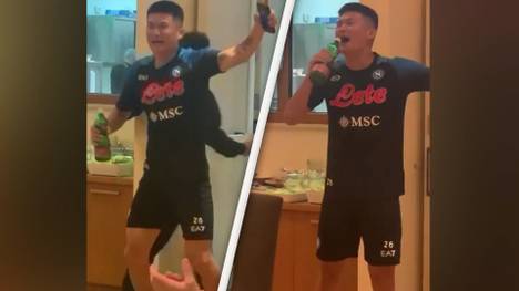 Der FC Bayern steht offenbar kurz vor der Verpflichtung von Neapels 26-jährigem Innenverteidiger Kim Min-Jae - Ein 1,90 Meter großer Südkoreaner, der auch beim Karaoke eine gute Figur abgibt.