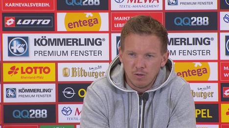 Timo Werner schoss drei Tore gegen Mainz und trotzdem ist sein Trainer nicht ganz zufrieden mit der Chancenverwertung des Stürmers.