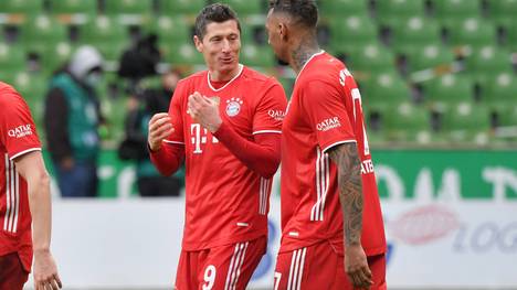 Jérôme Boateng hat einen Aufruf für einen Wechsel von Robert Lewandowski zu Olympique Lyon gestartet. Gemeinsam haben die beiden beim FC Bayern München zahlreiche Titel gewonnen. 